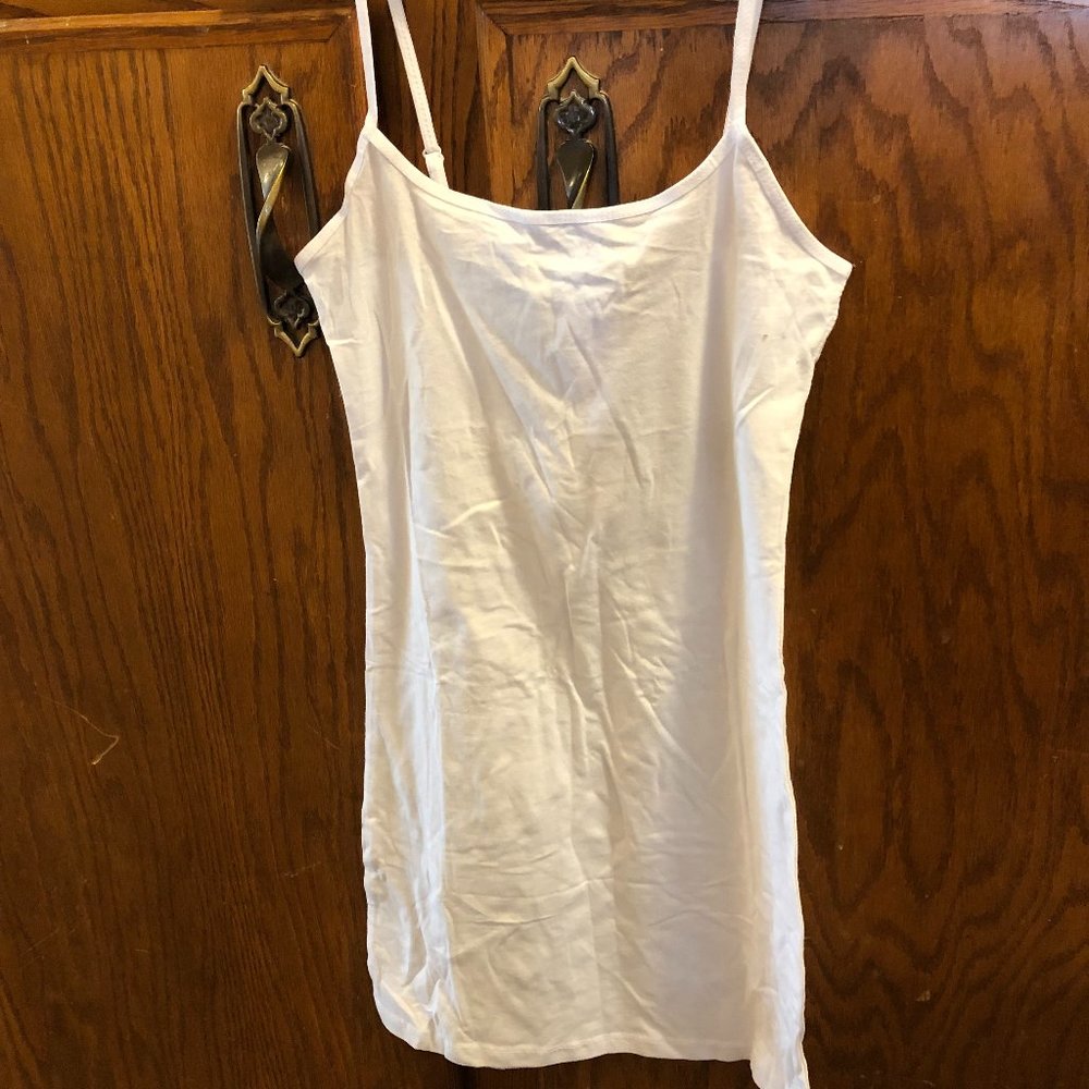 Maternity Top White Small Tank Top My Bump New with Tags